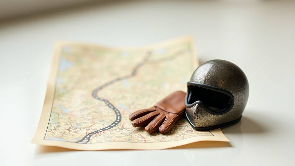 Motard sur une route de campagne, soleil en arrière-plan, symbolisant la liberté et l'assurance moto Ornikar