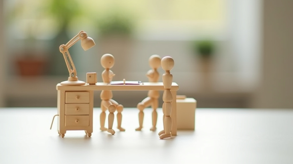 Illustration conceptuelle de différentes entreprises portant le nom Evinco dans des secteurs variés