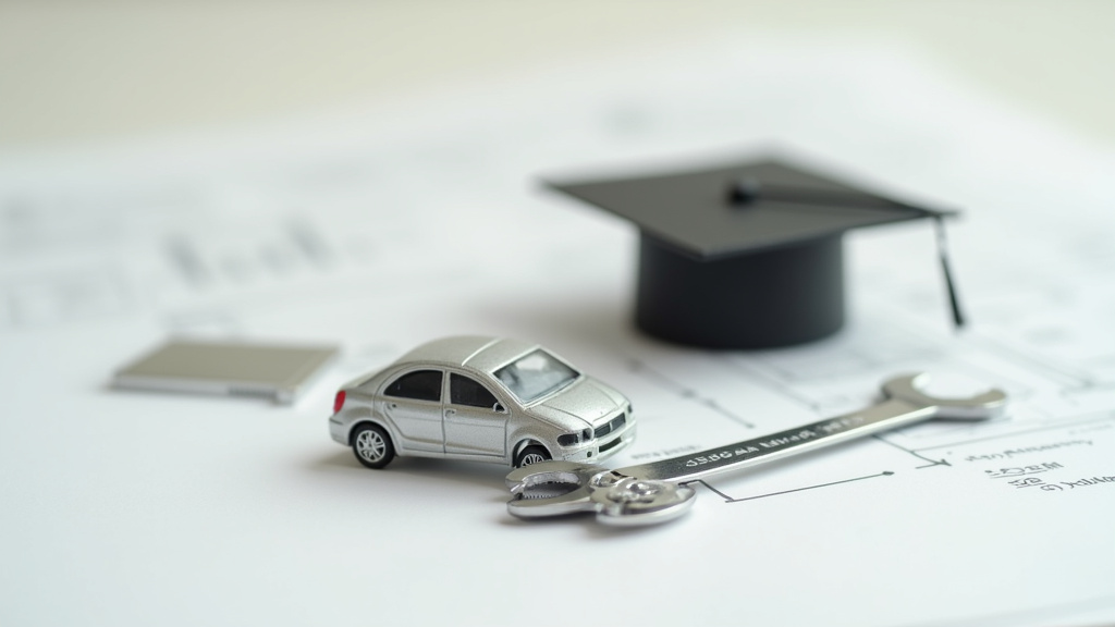 Technicien automobile travaillant dans un atelier moderne