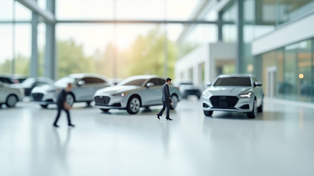 Équipe Autosphere en concession automobile moderne